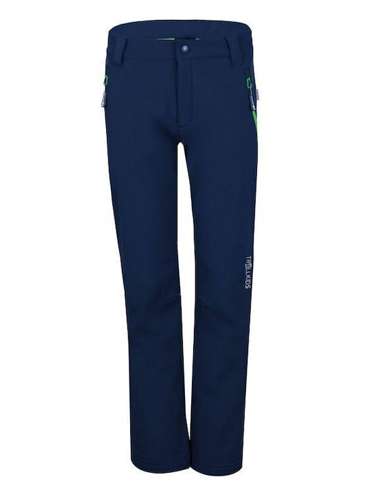 Trollkids 117-100 Pantaloni de schi și snowboard pentru copii Ski & Snowboard Coajă moale Albastru