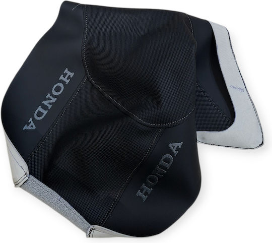 Tansalp650 Honda Anti-Slip Seat Cover Grey Stitching Honda Logos