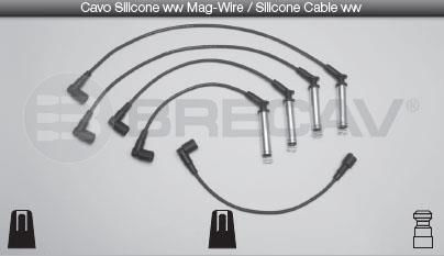 Brecav Car Spark Plug Wires for Opel Astra / Corsa