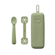 Interbaby Baby Set with Spoons made of Silicone...