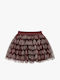 Kids' Tulle Tutu Skirt Burgundy