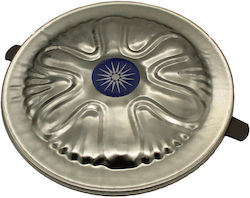 Pipe End Cap Wall Silver Diameter 120 Stove Pipe End Cap Wall Silver Diameter 120 Stove