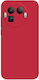 Smooth Back Cover Silicone Red (Realme GT 8 Pro)