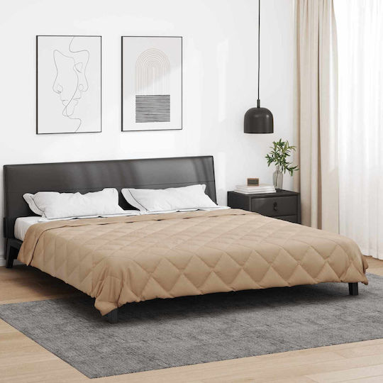 vidaXL Pătură Supraînălțată 220x240 cm Taupe