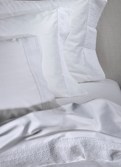 Down Town Home Sheet Sets Queen 245x290cm. White 4pcs