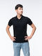 Polo Bluza Tricou Cu Mânecă Scurtă Neagră