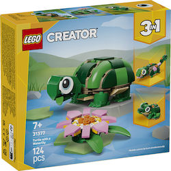 LEGO Creator 3-in-1 Turtle with a Water Lily Flower για 7+ Ετών 124τμχ LEGO Creator 3-in-1 Turtle with a Water Lily Flower για 7+ Ετών 124τμχ