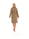Homelovers Bathrobe with Hood Light Brown 350gr/m²