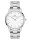 Daniel Wellington Ceas Bărbați Baterie Cu Brățară Din Metal Argintie