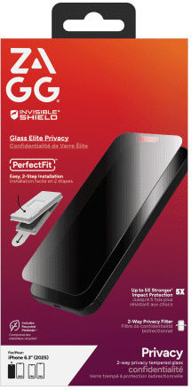 Zagg Privacy Tempered Glass (iPhone 17 / 17 Pro / 16 Pro)