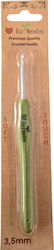 Knitting Crochet Hook Soft Grip Ergonomic No 3.5 Aluminum KX532-3.5 Knitting Crochet Hook Soft Grip Ergonomic No 3.5 Aluminum KX532-3.5