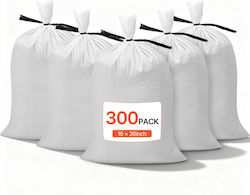 Vevor Trash Bags Reinforced by the Kilo for Rubble 66x40cm 300pcs Beige