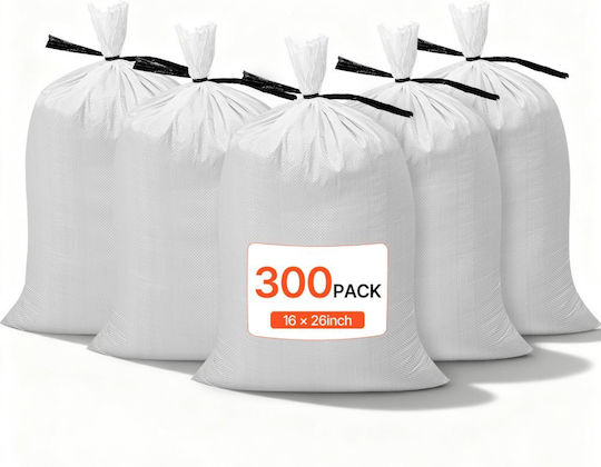 Vevor Trash Bags Reinforced by the Kilo for Rubble 66x40cm 300pcs Beige