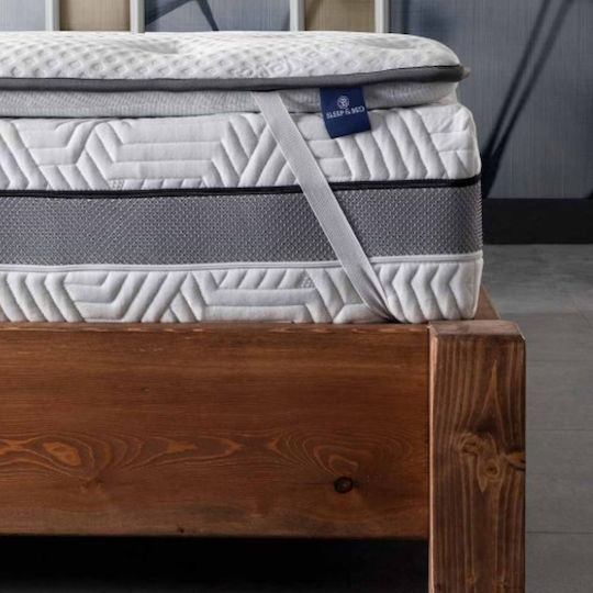 Como felt & wadding producers Mattress Topper Hard Single Foam Infused with Aloe 90x200x7cm