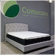 Como felt & wadding producers Mattress Topper Double Foam Infused with Aloe & Removable Cover 150x190x4cm