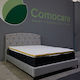 Como felt & wadding producers Mattress Topper Single Foam with Removable Cover 90x190x4cm