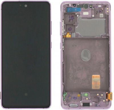 Samsung Galaxy S20 FE 5G LCD Touch Screen with Frame Cloud Lavender Original