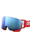 Poc Mid Μάσκα Σκι & Snowboard Ενηλίκων Μπλε με Φακό σε Μπλε Χρώμα