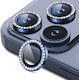Orso Diamonds Camera Protection Tempered Glass Blue for the iPhone 17 Pro / 17 Pro Max