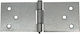 Hinges for Six-Leaf Doors 24 Pieces Galvanized