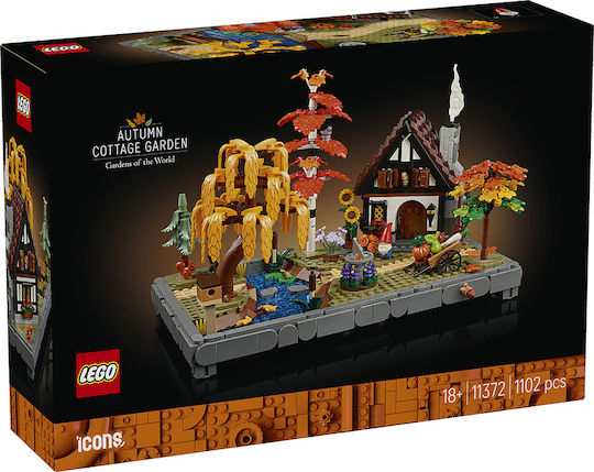 LEGO Icons Есенна Къща Градина за 18+ Години 1102 Бройки