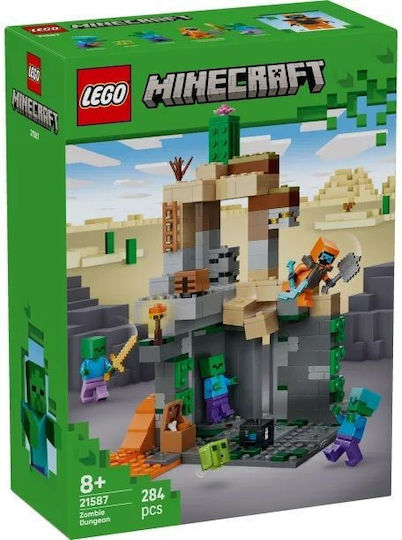 LEGO Minecraft Zombie Dungeon for Ages 8+ 284 Pieces