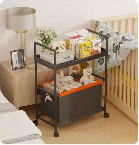 Dream House Floor Bathroom Shelf 80x28x77cm Black