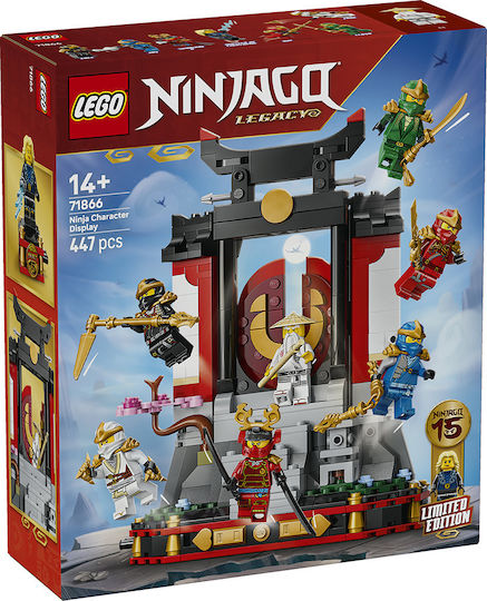 LEGO Ninjago Ninja Character Display 15th Anniversary pentru 14+