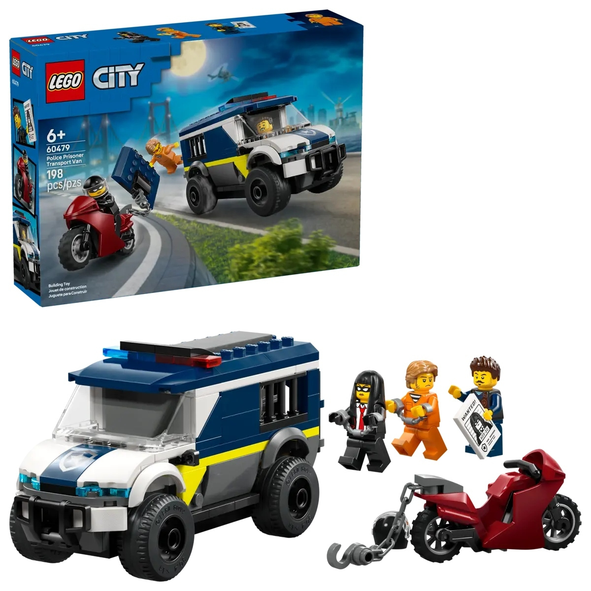 LEGO City Police Prisoner Transport Van για 6+ Ετών 198τμχ