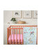 Kotonia Home Seturi de cearșafuri pentru bebeluși Pentru Patut Bumbac cu Cauciuc Roz 60x120buc