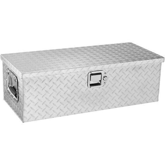 Cutie Depozitare Unelte Toolbox Camionetă Camping Impermeabilă Aluminiu 2 X Chei 762 X 330 X 244 Mm Gri