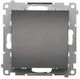 Simon 55 Frame Cap Module Mounting Flaps Inserts Graphite Matt Tps.01/116