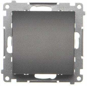 Simon 55 Frame Cap Module Mounting Flaps Inserts Graphite Matt Tps.01/116