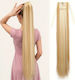 Long Straight Caramel-colored Ponytail Tip Extension