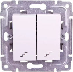 Kos Stair Connector Dante Double White 450419