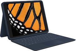 Logitech Combo Flip Cover με Πληκτρολόγιο (iPad 2019/2020/2021 10.2'') Μπλε Logitech Combo Flip Cover με Πληκτρολόγιο (iPad 2019/2020/2021 10.2'') Μπλε