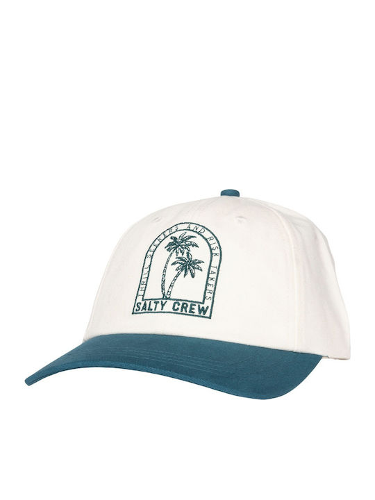 Salty Crew Sport Me Dad Cap Off White