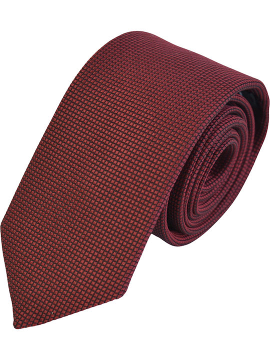 Octopus Men's Tie Silk Printed in Red Color