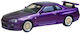 Nissan R34 V-spec Violet Car Model 1:64 Stance Hunter