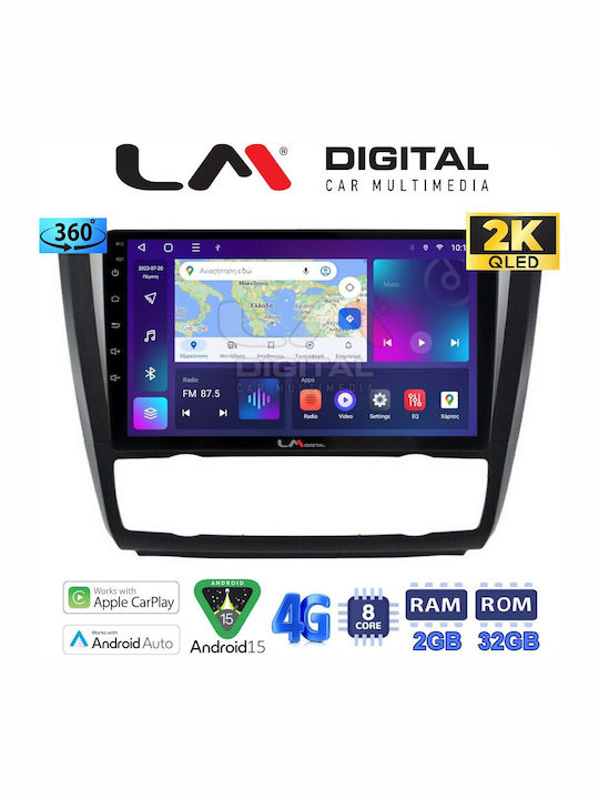 LM Digital Car Audio System for BMW Series 1 / E81 / E82 / E87 2004>2011 (Bluetooth/USB/WiFi/GPS/Apple-Carplay/Android-Auto)