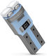Vencore 3216-10040 T5 W3w Крушка LED Основa T5 W3w 2 SMD 3528 0.6W 40 Лумена 12 Волта Светлосиньо Ice Blue