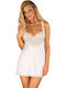 Obsessive Summer Bridal Women's Nightdress White Amor