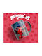 Digital Place Ladybug Becher Keramik Weiß 330ml