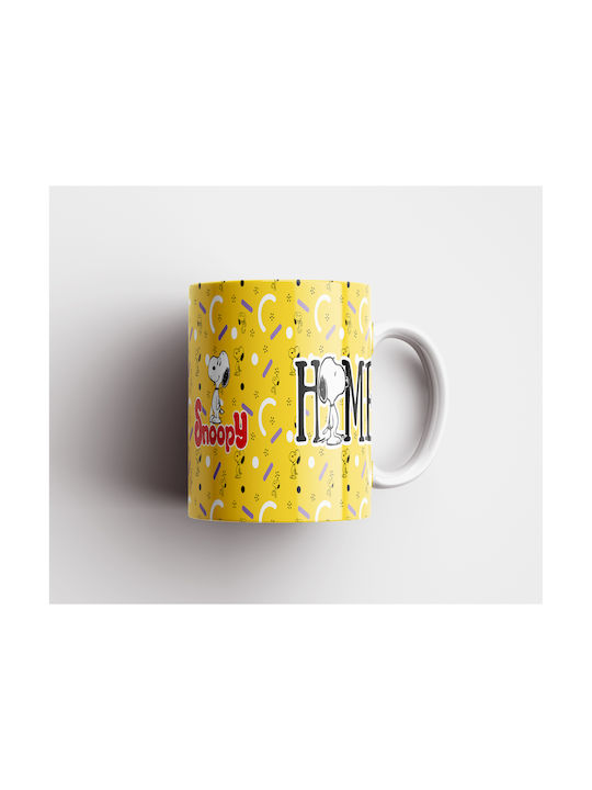 Digital Place Snoopy Mug Ceramic White 330ml
