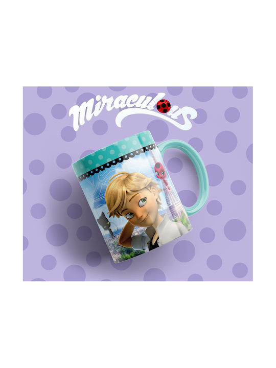 Digital Place Ladybug Mug Ceramic White 330ml