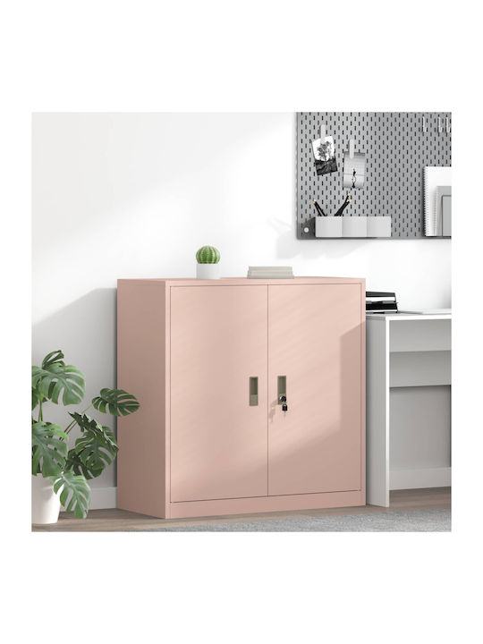 Kabinett Büro Pink 90x40x90cm