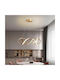 Adjustable Pendant Light Gold 55x55cm