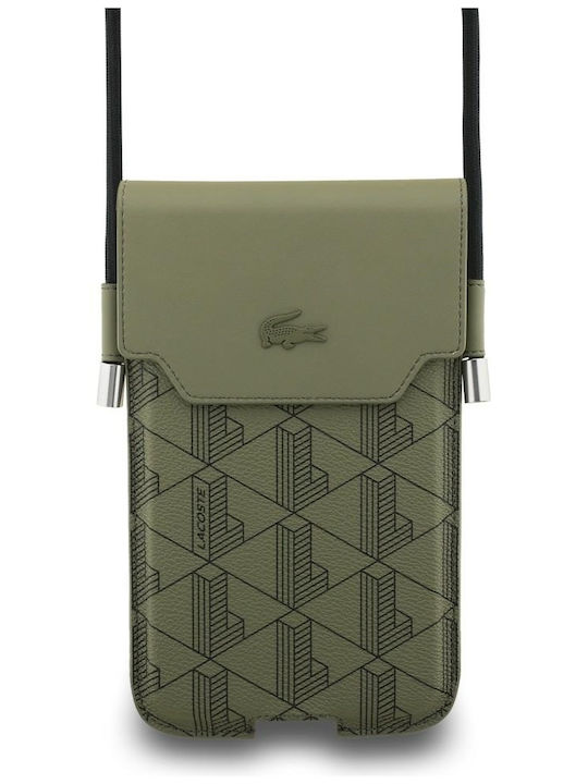 Lacoste The Blend Geantă pentru bărbați De umăr / tip crossbody Verde Lacoste The Blend Geantă pentru bărbați De umăr / tip crossbody Verde