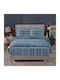 Casa Colori Duvet Cover Single 160x220cm Embossed Ciell
