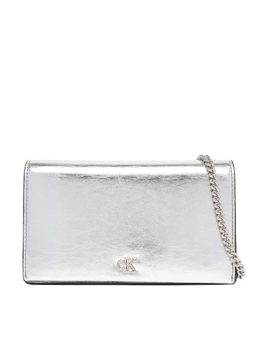 Calvin Klein Monogram Mare Portofel de damă Clasice Argintiu Calvin Klein Monogram Mare Portofel de damă Clasice Argintiu
